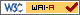 Icono de conformidad con el nivel Doble-A - Guia de Accesibilidad de Contenidos de la W3C-WAI
